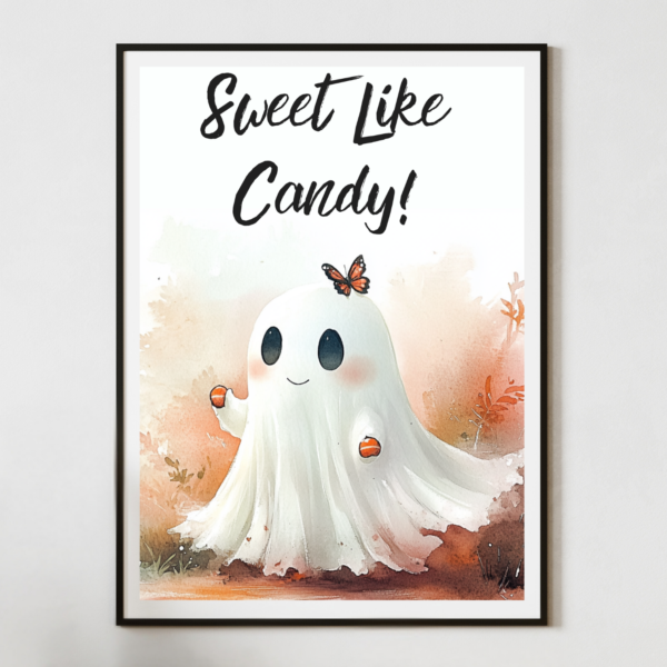 Sweet Like Candy, Halloween Wall Art, Witchy Wall Decor, Printable Wall Art, Fall Home Decor, Halloween Poster Sweet Like Candy