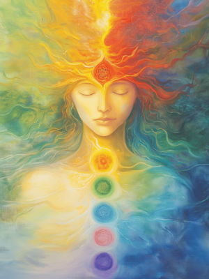 FORREST PRINCESS - Chakras Art Printable Decor
