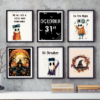 Baby Halloween Wall Art Mega Bundle Set B of 6