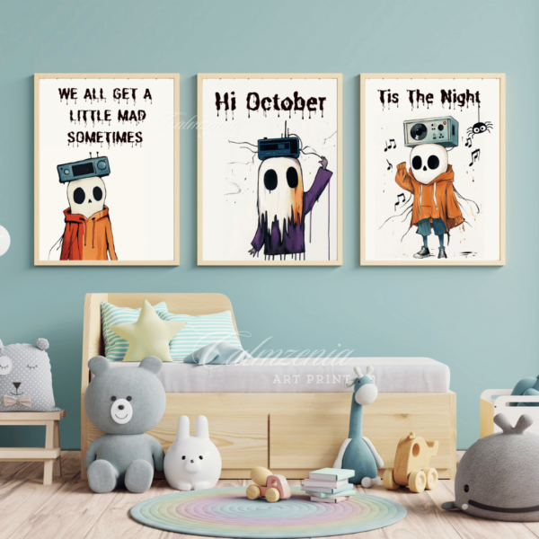 30 Baby Halloween Wall Art Mega Bundle Set B of 6